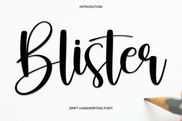 Blister: A Handwritten Font That Elevates Small Business Branding
