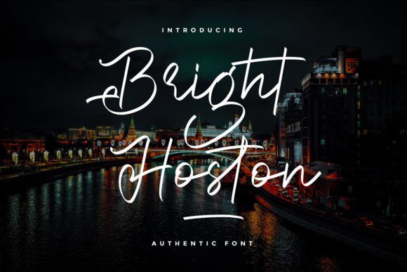 Bright Hoston: A Designer’s Review of This Elegant Script Font