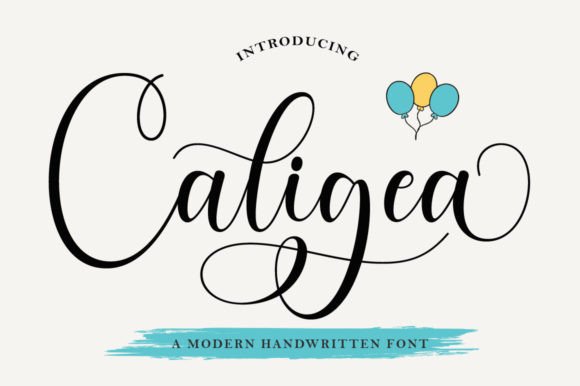 Caligea: A Modern Calligraphic Font for Elegant Web Design