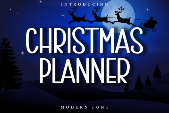 Christmas Planner: A Handwritten Font for Festive Editorial Charm