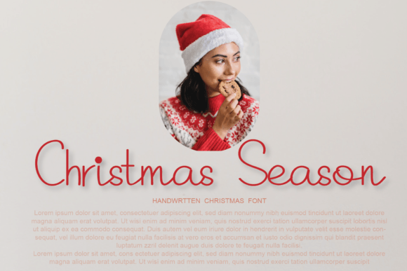 Christmas Season Font: Elevating Editorial Design with Handwritten Elegance