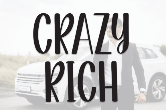Crazy Rich: A Handwritten Font That Brings Personality to Every Craft