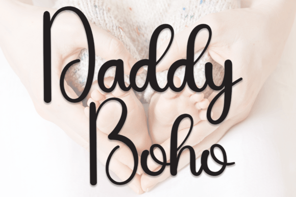 Daddy Boho: A Handwritten Font for Warm Editorial Design