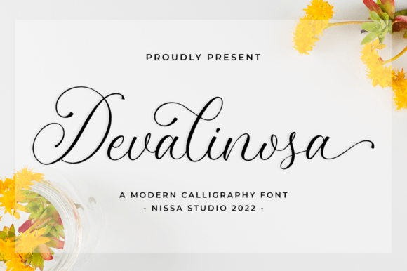 Devalinosa: A Script Font That Elevates Brand Campaigns with Elegance