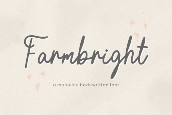 Farmbright: A Handwritten Font That Elevates Small Business Branding