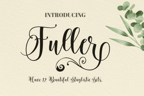 Fuller: The Elegant Script Font That Elevates Digital Marketing Design