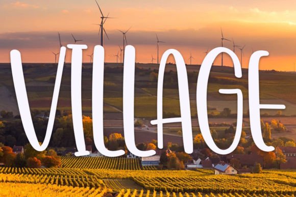How the Village Font Transformed My Small Business Branding