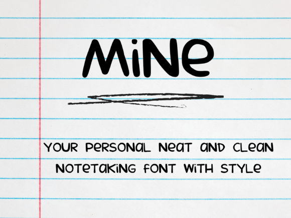 Mine: A Quirky Handwritten Font for Modern Web Design