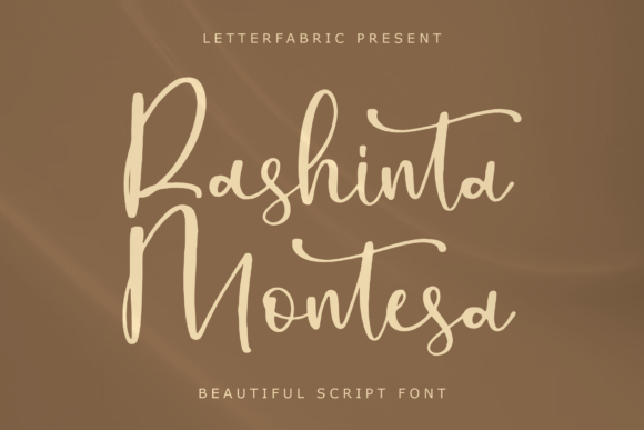 Rashinta Montesa: A Stylish Script Font for Editorial Elegance