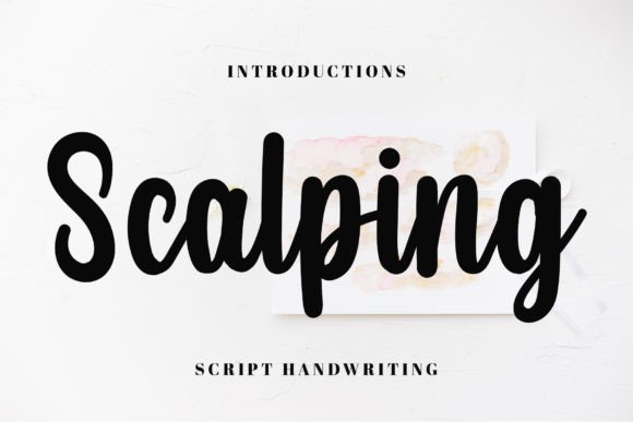 Scalping: A Stylish Handwritten Font for Crafters and Product Makers