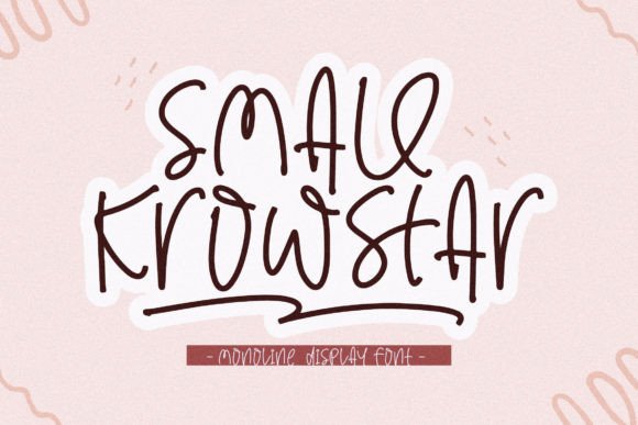 Small Krowstar: A Whimsical Font That Adds Personality to Brand Design