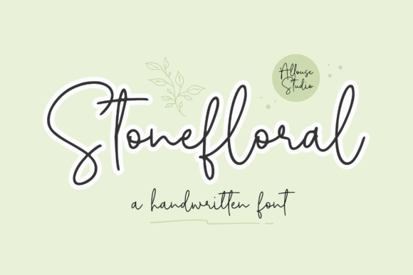 Stonefloral: A Handwritten Font That Elevates Small Business Branding