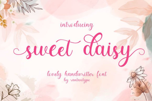 Sweet Daisy: A Feminine Script Font for Modern Editorial Design