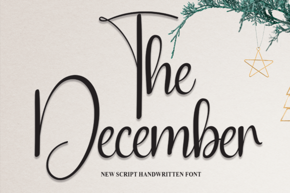 The December: A Stylish Script Font for Modern Web Design