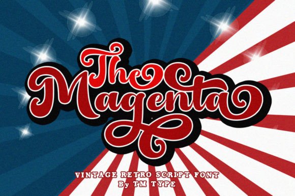 The Magenta: A Vintage Script Font That Elevates Campaign Typography