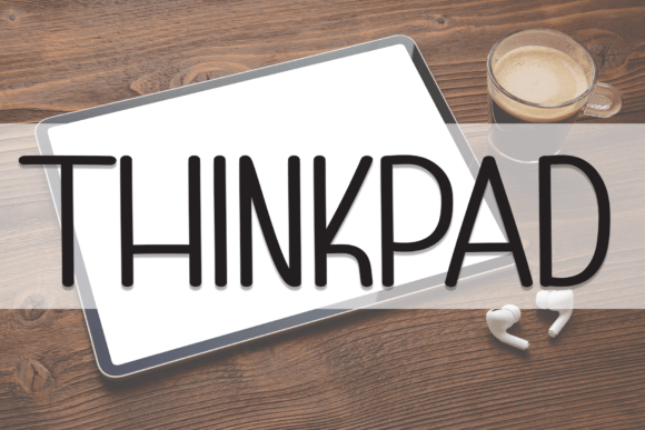 Thinkpad: The Handwritten Font That Elevates Your Campaign Typography