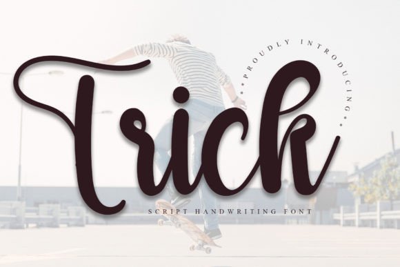 Trick: A Handwritten Font That Elevates Editorial Design