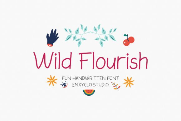 Wild Flourish: A Playful Handwritten Font for Crafters and Makers