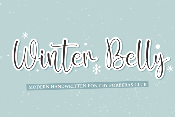 Winter Belly: A Sweet Script Font for Campaigns That Need a Personal Touch