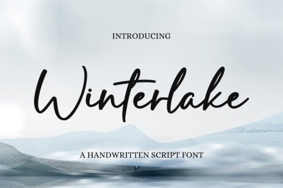 Winterlake: A Delicate Handwritten Font for Elegant Branding