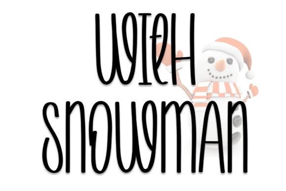 With Snowman: A Versatile Script Font for Small Business Branding